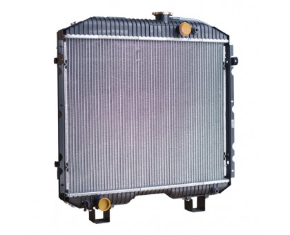 Радиатор охлаждения ГАЗ-66 алюминиевый 2-рядный 66-1301010-02