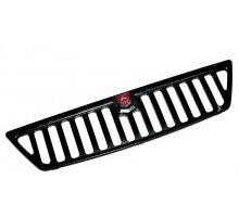 Решетка радиатора ГАЗель пластмассовая черная без сетки нового образца АД3302-8401020-Ч