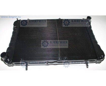 Радиатор охлаждения Соболь медный 2-рядный под рамку с электровентилятором 115.1301010-01