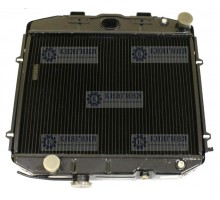 Радиатор охлаждения УАЗ-Хантер 3741 двигатель 4213, 409 3-х рядный медный с отверстием под датчик 3160-80-1301010-02